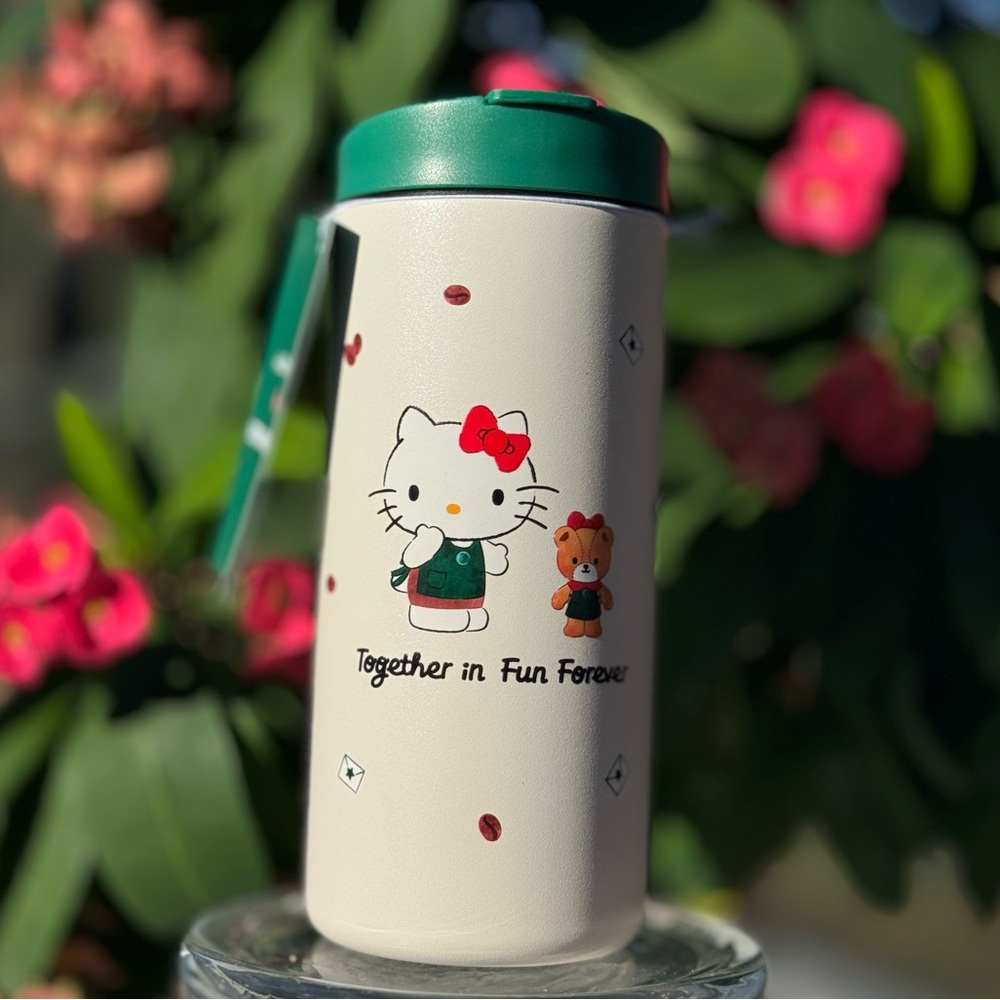 Starbucks x Hello Kitty Sanrio Stainless Steel Water Bottle Tumbler - Picture 5 of 6